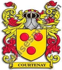 Escudo del apellido Courtenay