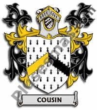 Escudo del apellido Cousin