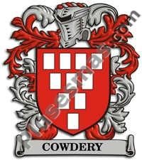 Escudo del apellido Cowdery