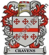 Escudo del apellido Cravens