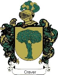 Escudo del apellido Craver