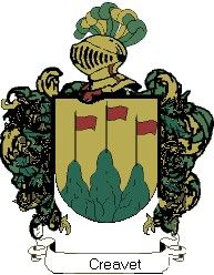 Escudo del apellido Creavet