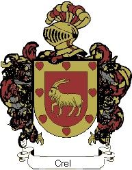 Escudo del apellido Crel