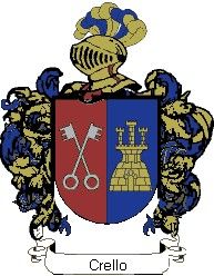 Escudo del apellido Crello