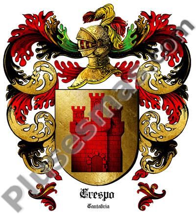 Escudo del apellido Crespo