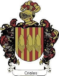 Escudo del apellido Criales