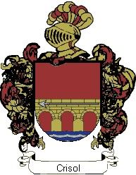 Escudo del apellido Crisol