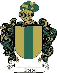 Escudo del apellido Crozad