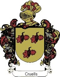 Escudo del apellido Cruells