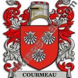 Escudo del apellido Courmeau