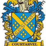 Escudo del apellido Courtarvel