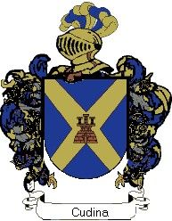 Escudo del apellido Cudina