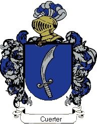 Escudo del apellido Cuerter