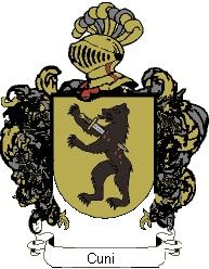 Escudo del apellido Cuni