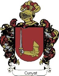 Escudo del apellido Cunyat