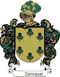 Escudo del apellido Demiguel