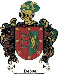 Escudo del apellido Deorte