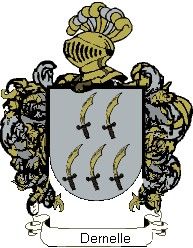 Escudo del apellido Dernelle