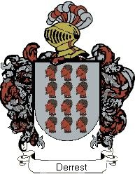 Escudo del apellido Derrest