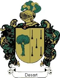 Escudo del apellido Desart