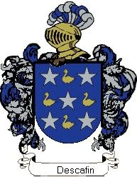 Escudo del apellido Descafin