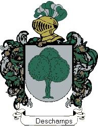 Escudo del apellido Descharnps