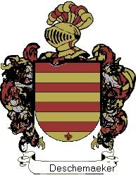 Escudo del apellido Deschemaeker