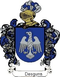 Escudo del apellido Desgurra