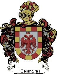 Escudo del apellido Desmaires