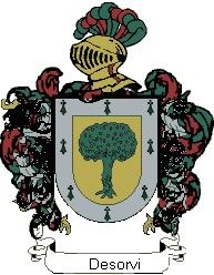 Escudo del apellido Desorvi