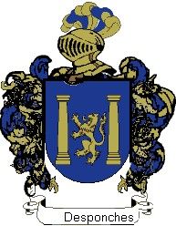 Escudo del apellido Desponches