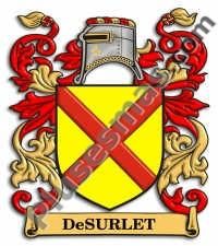 Escudo del apellido Desurlet