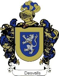 Escudo del apellido Desvalls