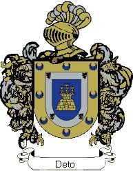 Escudo del apellido Deto