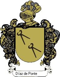 Escudo del apellido Díaz de ponte