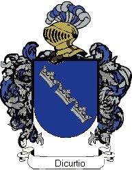 Escudo del apellido Dicurtio