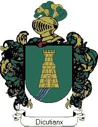 Escudo del apellido Dicutianx