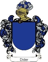 Escudo del apellido Dider