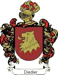 Escudo del apellido Diedier