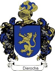 Escudo del apellido Dierocha