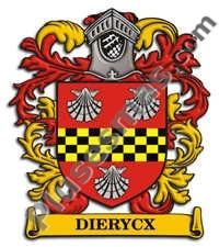 Escudo del apellido Dierycx