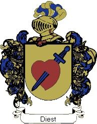 Escudo del apellido Diest