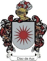 Escudo del apellido Díez de aux