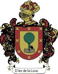 Escudo del apellido Díez de la losa