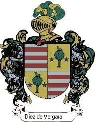 Escudo del apellido Diez de vergara