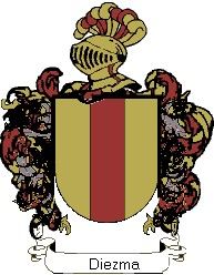 Escudo del apellido Diezma