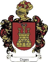 Escudo del apellido Diges