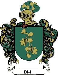 Escudo del apellido Divi