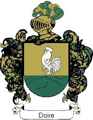 Escudo del apellido Doire