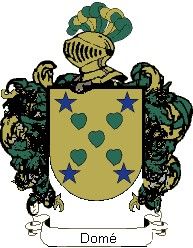 Escudo del apellido Domé